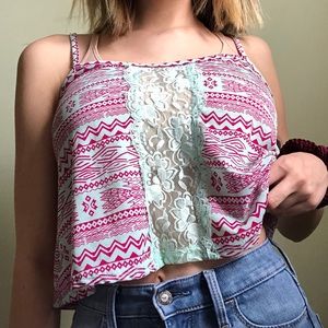 Tribal Print Tank Top